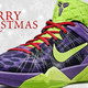 Illustration for article titled Kobe Bryant Is A Predator, According To Nike, And His New Christmas Shoe Looks Like Grinch Vomit